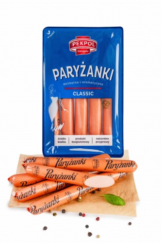 Parówki Paryżanki 250g Pekpol